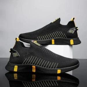 Juneris Men'S Casual Breathable Stripe Sneakers