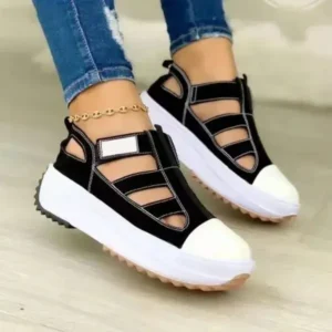 Juneris Creative Cutout Platform Sneakers