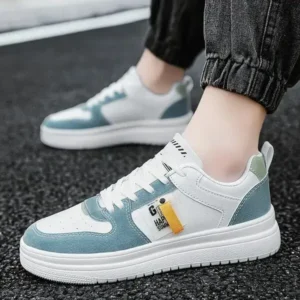 Juneris Men Fashion Color Matching Low Top Sneakers