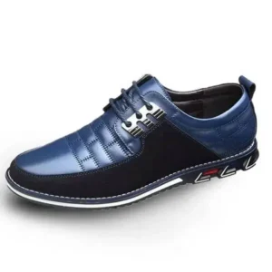 Juneris Men Casual Check Pu Shoes