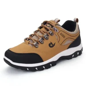 Juneris Men'S Fashion Round Toe Low Top Large Size Casual Mountaineering Sneakers