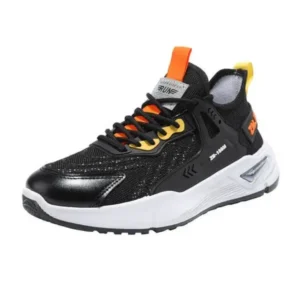 Juneris Men'S Fashion Breathable Mesh Color Block Sneakers