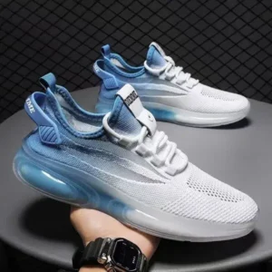 Juneris Men'S Fashion Jelly Bottom Mesh Breathable Sneakers