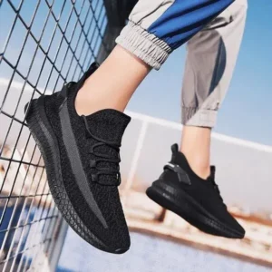 Juneris Men Casual Lightweight Breathable Mesh Sneakers