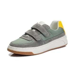 Juneris Women Casual Colorblock Platform Velcro Sneakers