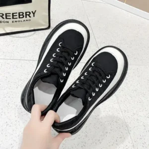 Juneris Women Fashion Cute Platform Sneakers